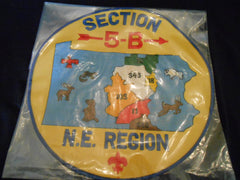 NE-5B Area Patch, round yellow background Jacket Patch, lodges--30, 343, 18, 103, 11