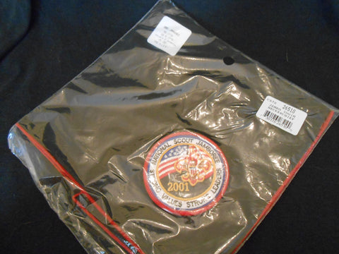 2001 National Jamboree red border Neckerchief