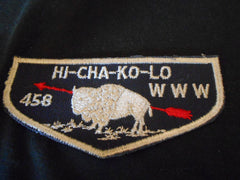 Hi-Cha-Ko-Lo lodge 458, f1a flap