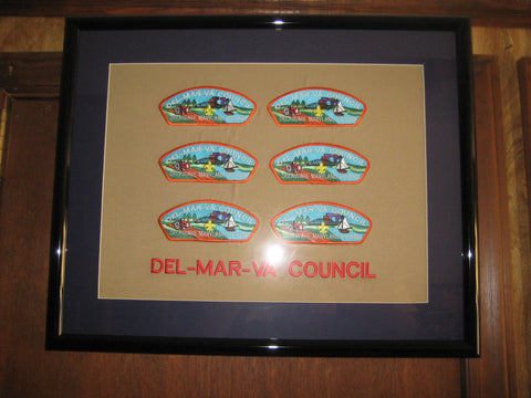 Del-Mar-Va Council embroidered CSP Print
