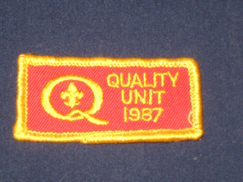 Quality Unit 1987 patch