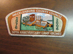 Mecklenburg County Council, Camp Grimes 2006 30th Anniversary SA14 SAP