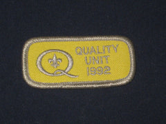 Quality Unit 1992 patch-the Carolina Trader