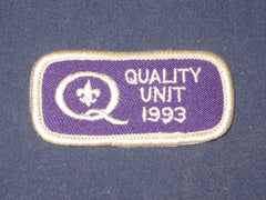 Quality Unit 1993 patch-the carolina trader