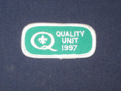 Quality Unit 1997 patch-the Carolina Trader