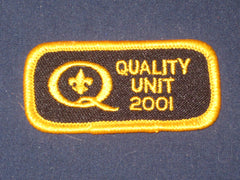 Quality Unit 2001 patch-the Carolina Trader