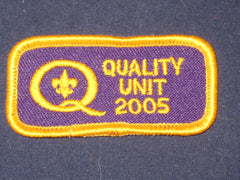 Quality Unit 2005 patch-the Carolina Trader