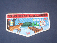 Tuckahoe 386 s19 1997 National Jamboree flap-The Carolina Trader