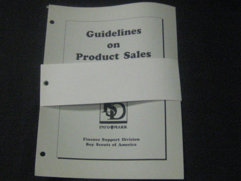Guidelines on Product Sales and Policy Issues