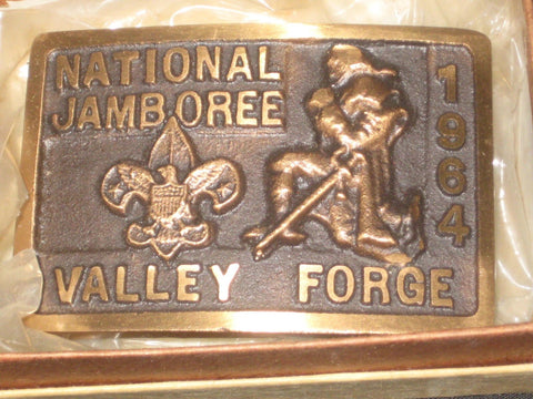 1964 National Jamboree Max Silber Belt Buckle