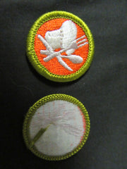 Cooking Merit Badge, Clear Waffle Back