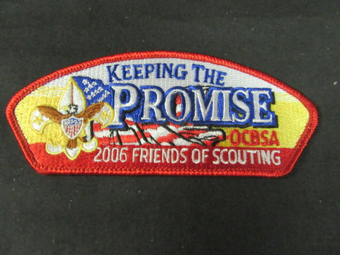 Orange County Council 2006 Friends of Scouting FOS SAP Keeping the Promise