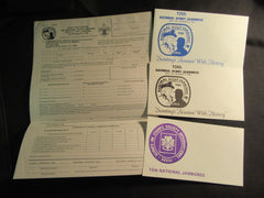 1981 National Jamboree Staff Application & SOSSI Cachets