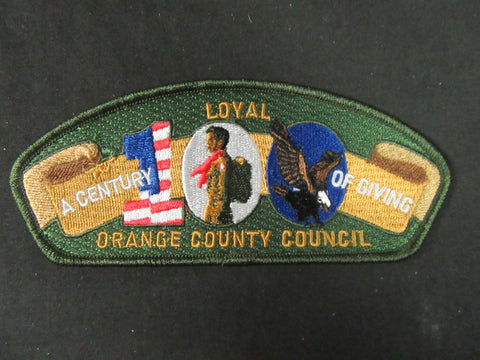 Orange County Council 2010 Friends of Scouting FOS SAP Loyal