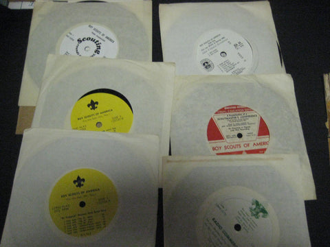 Records--BSA Training, Radio Ads, etc. lot of 7