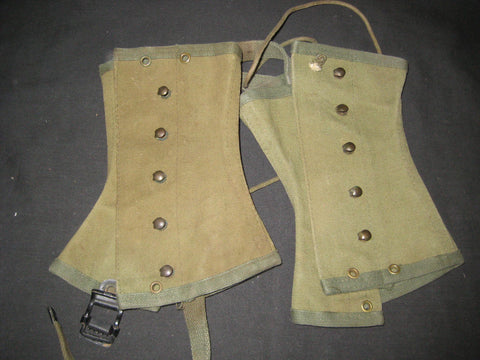 Boy Scout 1950s Canvas Leggings size medium