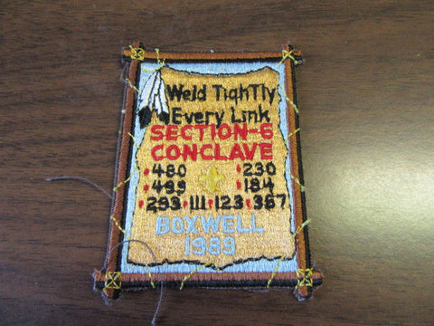 SR-6 1989 Conclave Patch