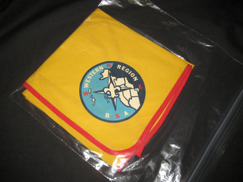 Western Region Yellow Neckerchief, compass design