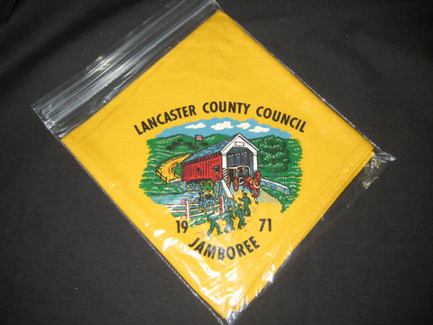 Lancaster County Council 1971 Jamboree Neckerchief