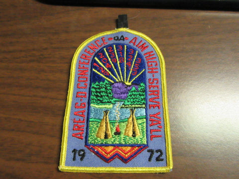 6-D 1972 Conference Pocket Patch