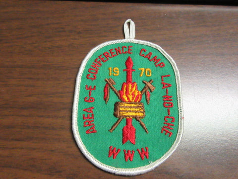 6-E 1970 Conference Pocket Patch