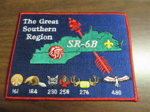 SR-6B The Great Southern Region Red Border Jacket Patch