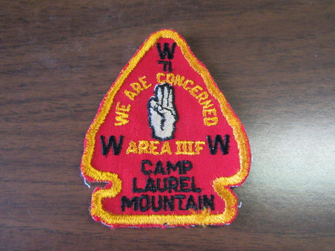 3-f 1971 conclave pocket patch