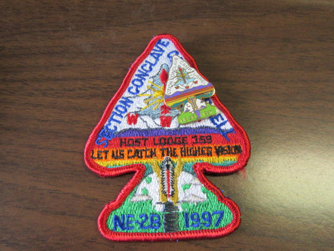 NE-2B 1997 Conclave Pocket Patch & Pin