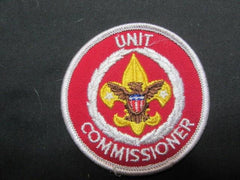 Unit Commissioner Patch, Plastic Back