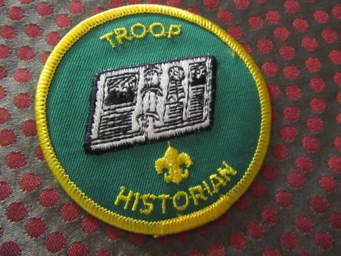 Troop Historian Position Patch, 1972 Revision