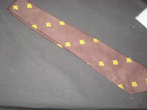 Leader Tie, brown color, 1960-70s