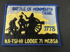 Battle of Monmouth Trail Patch Na-Tsi-Hi 71 x4 Patch