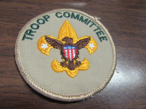 Troop Committee Position Patch 1989 Revision