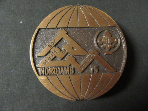 1975 World Jamboree Max Silber Belt Buckle