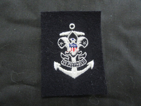 Sea Explorer or Scout Quartermaster Patch on Felt