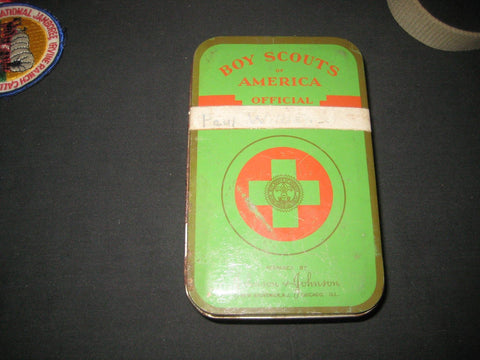 First Aid Kit, Johnson & Johnson, Metal