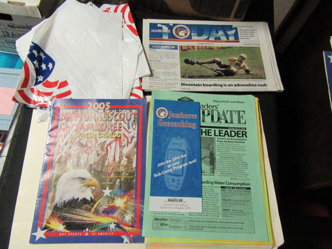 2005 National Jamboree Lot of Paper Items