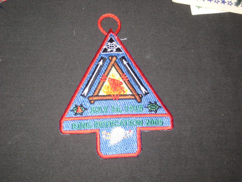 Clear Creek Scout Camp Ring Dedication 2005 Patch