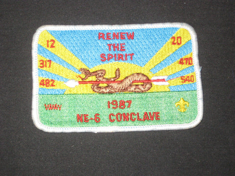 NE-6 Conclave 1987 Pocket Patch