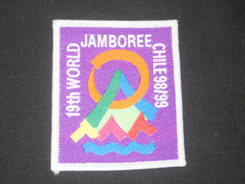 1998-99 World Jamboree purple Woven Patch