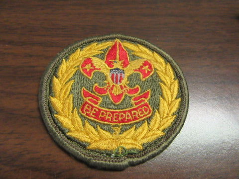 Scout Executive 1960's Rolled Edge Patch