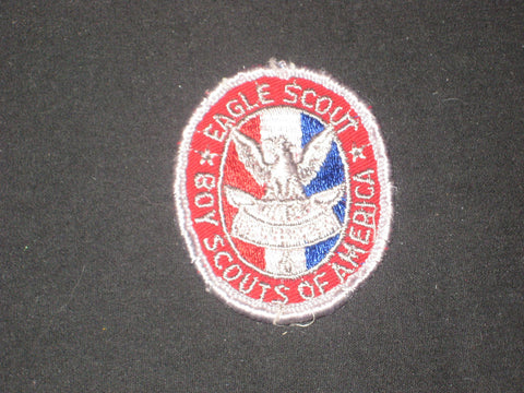 Eagle Scout Rank Patch,  1960s, worn