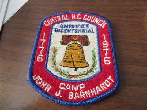 Camp John J. Barnhardt 1976 Pocket Patch