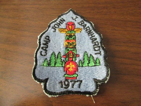 Camp John J. Barnhardt 1977 Pocket Patch