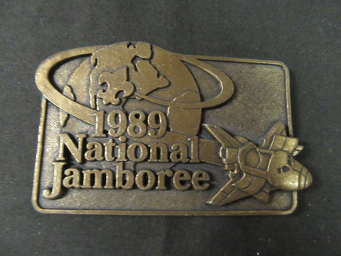 1989 National Jamboree Metal Belt Buckle