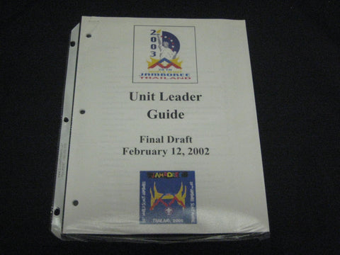 2003 World Jamboree Unit Leader Guide Final Draft