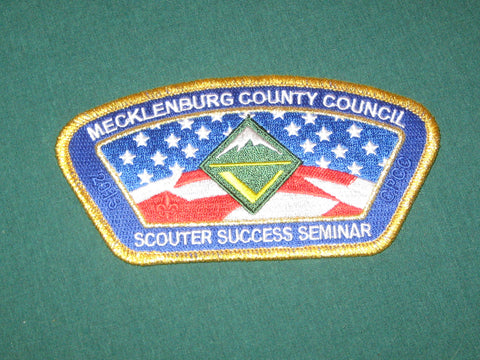 Mecklenburg County Council 2013 Scouter Success Venturing CSP