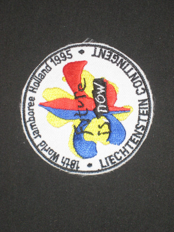 1995 World Jamboree Liechtenstein Patch