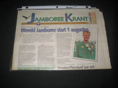1995 World Jamboree Krant Newspaper