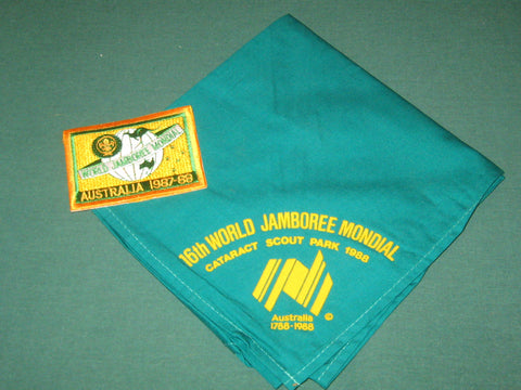 1987-88 World Jamboree Patch & Neckerchief